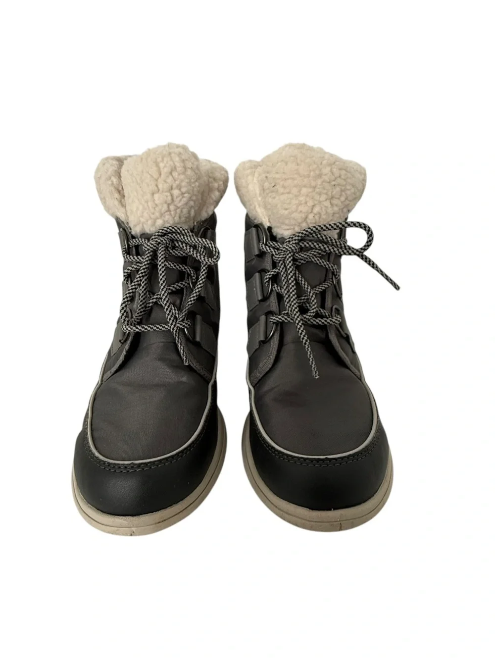 Sorel Women's Gray Explorer Carnival Waterproof Boot